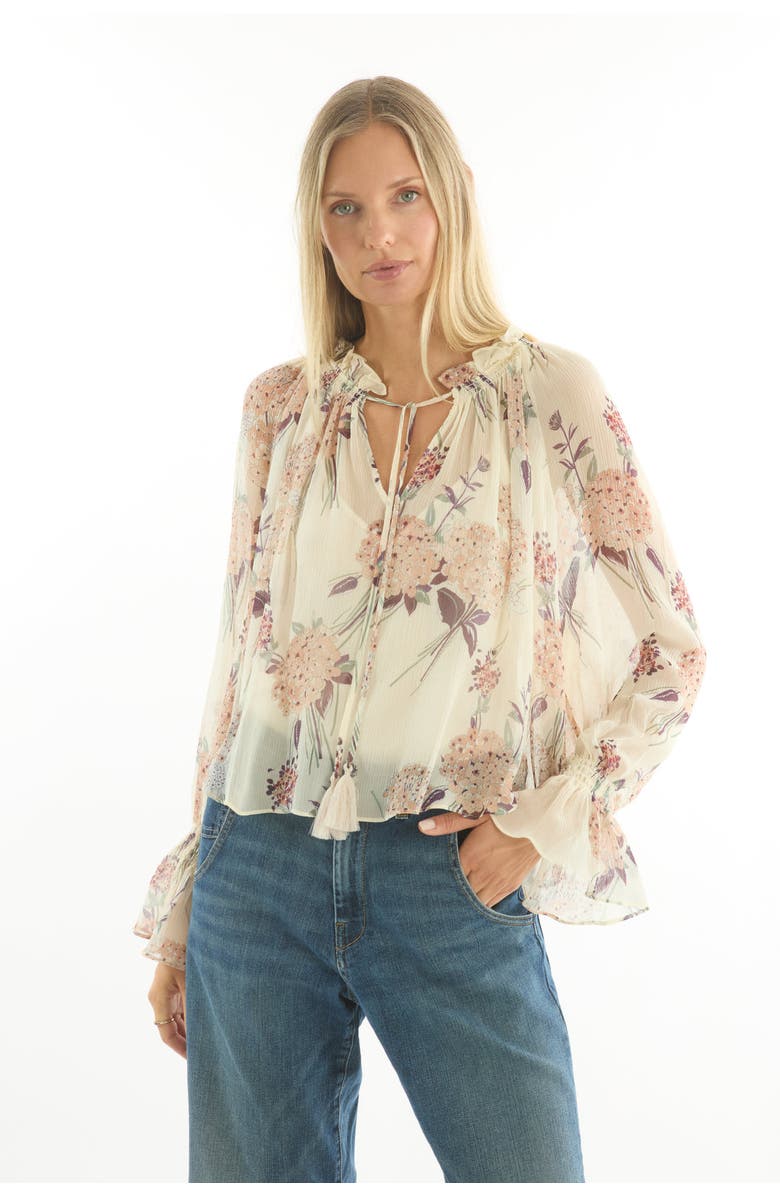 SECRET MISSION Katerina Blouse, Alternate, color, Vintage Corsage