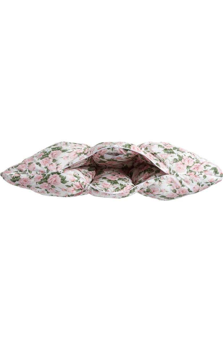 Dauphinette x Liberty London Carline Rose Puffy Bow Clutch, Alternate, color,
