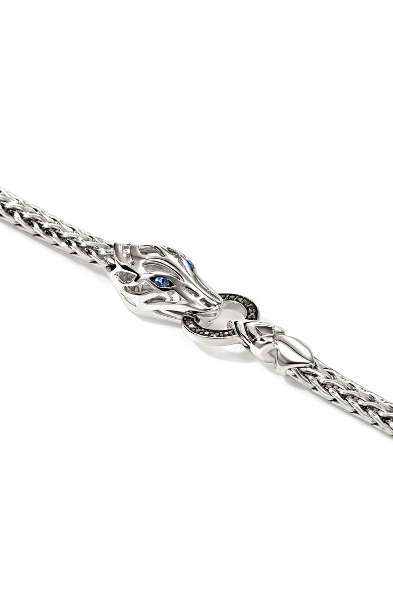 John Hardy Naga Bracelet, Alternate, color, Silver