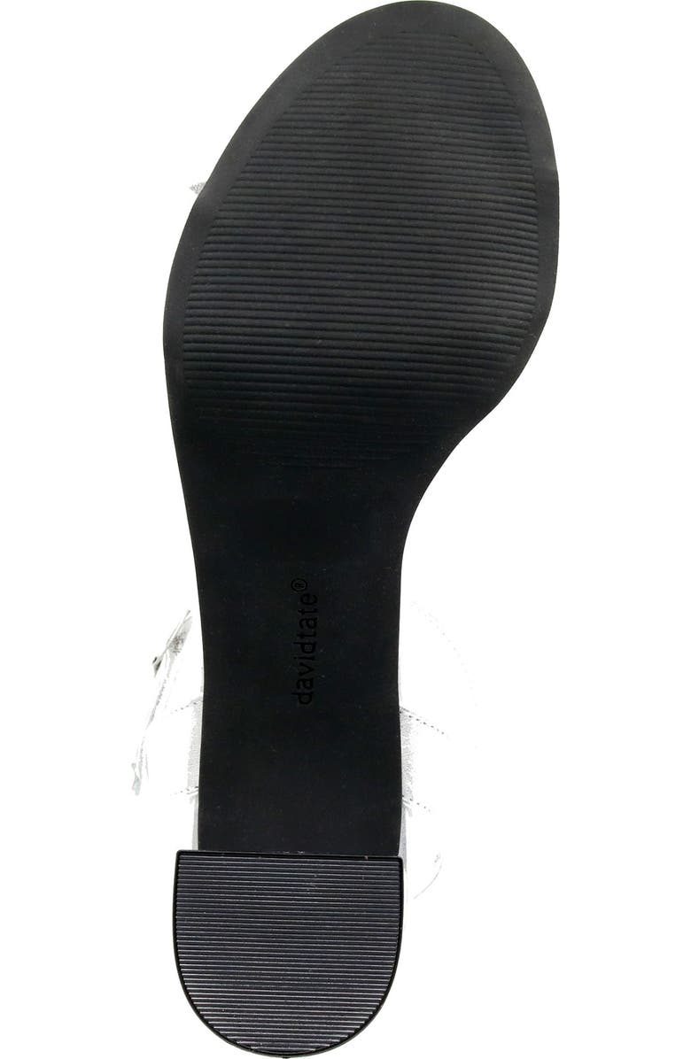 David Tate Ageless Ankle Strap Sandal, Alternate, color, Silver Matte