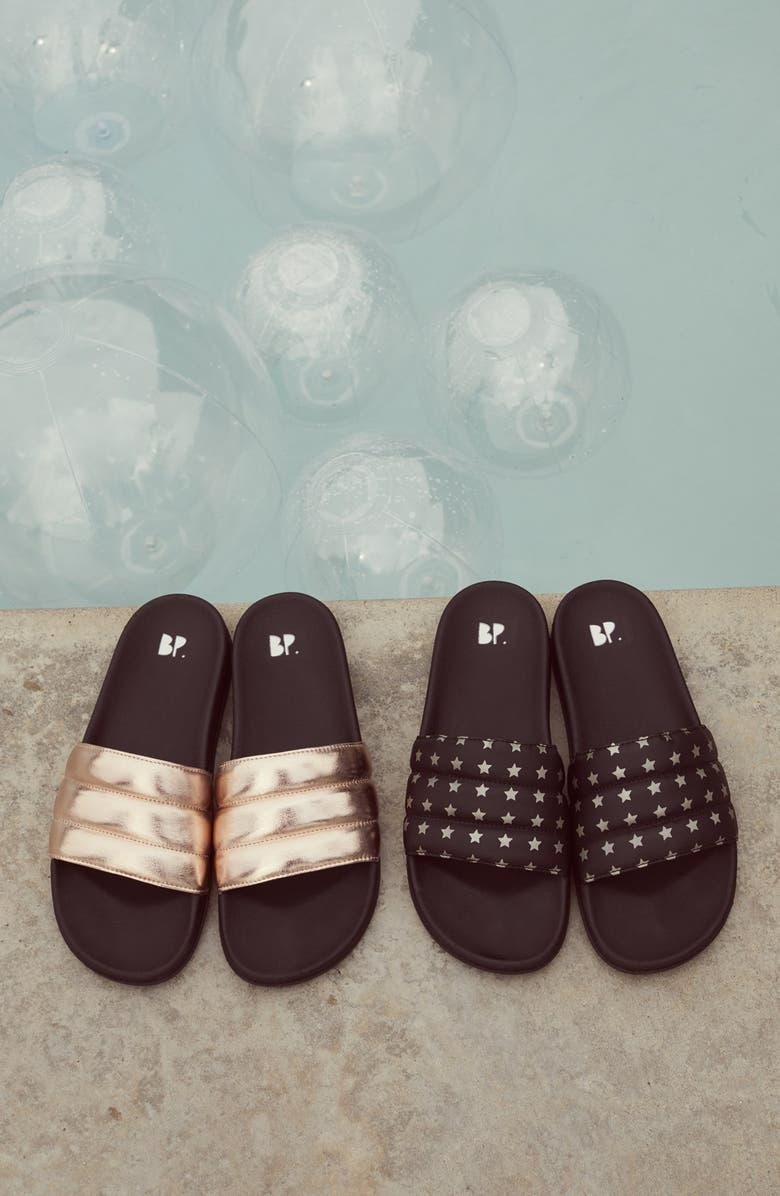 BP. Quilted Slide Sandal, Main, color,