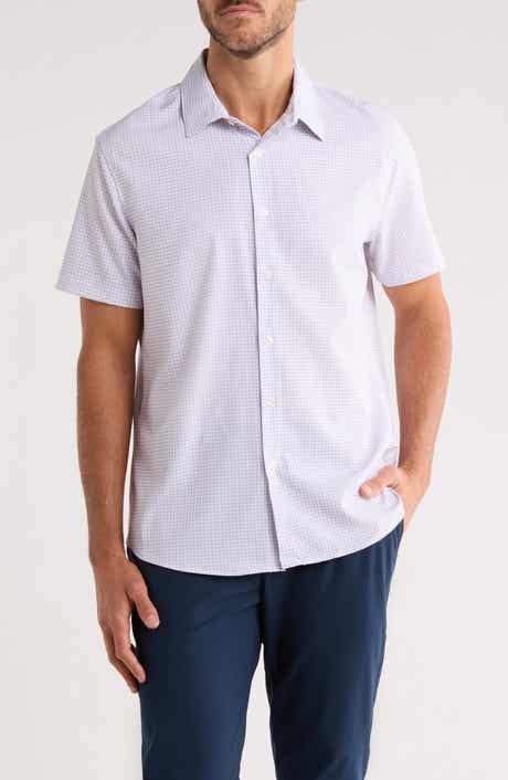 DKNY SPORTSWEAR Jackson Short Sleeve Button-Up Shirt