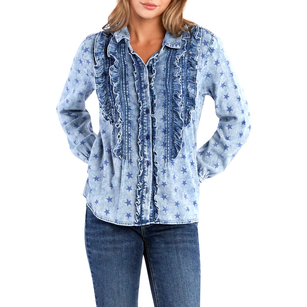 BILLY T BILLY T RUFFLE TUXEDO SHIRT