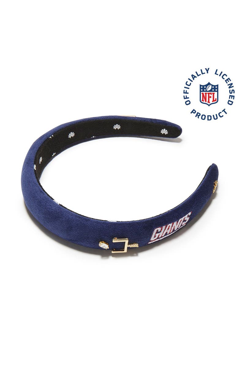 Lele Sadoughi New York Giants Charlotte Headband, Main, color, Blue 400