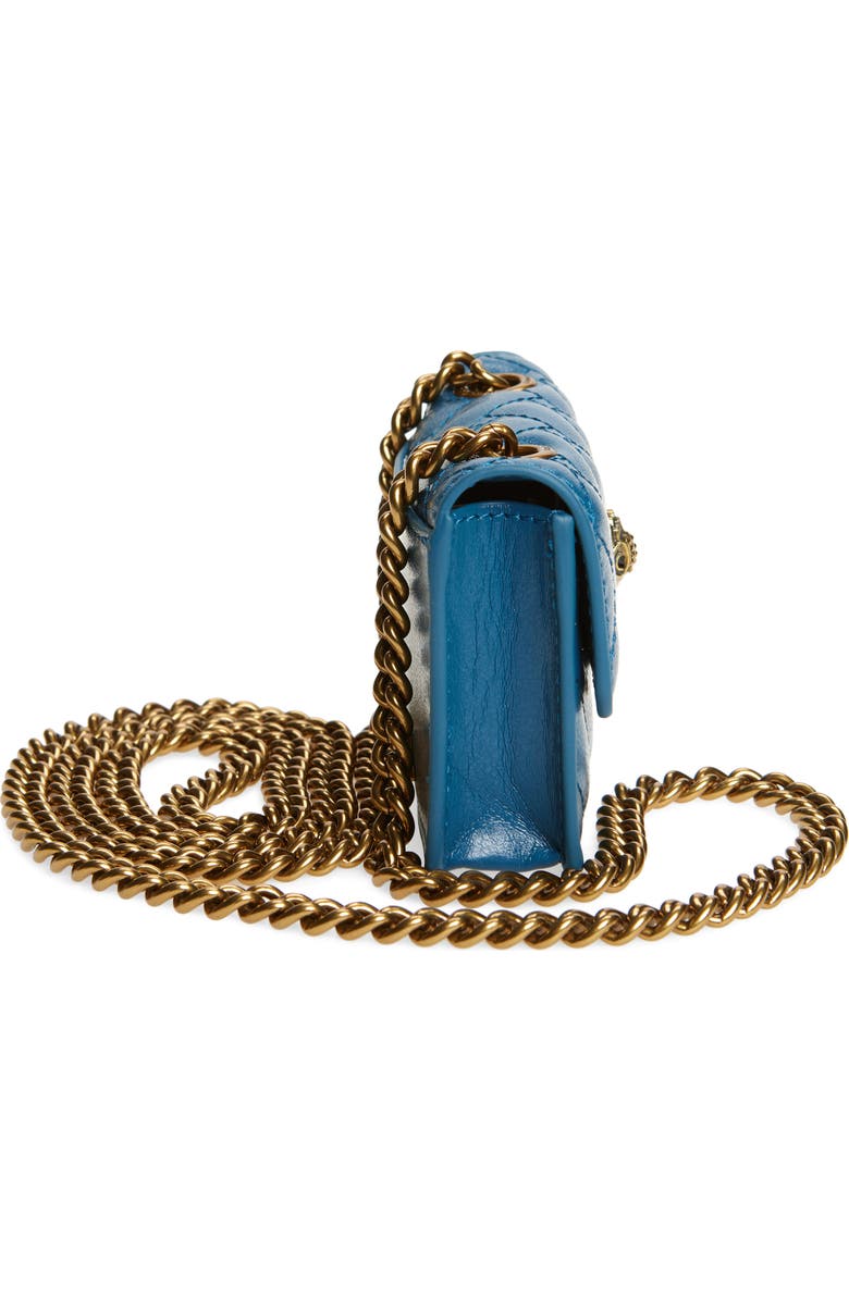 Kurt Geiger London Micro Kensington Quilted Leather Crossbody Bag, Alternate, color,