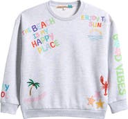 Vintage Havana Kids' Happy Place Crewneck Sweatshirt
