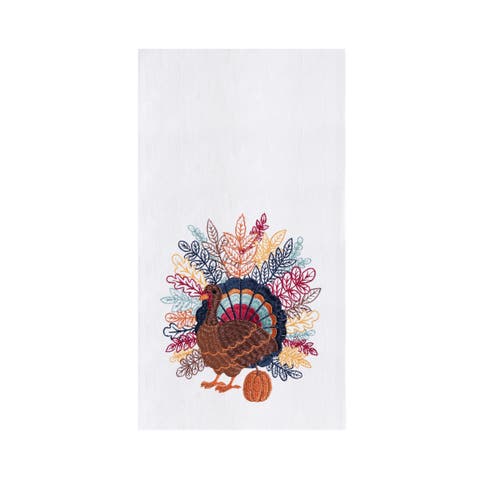 Colorful Harvest Turkey Towel