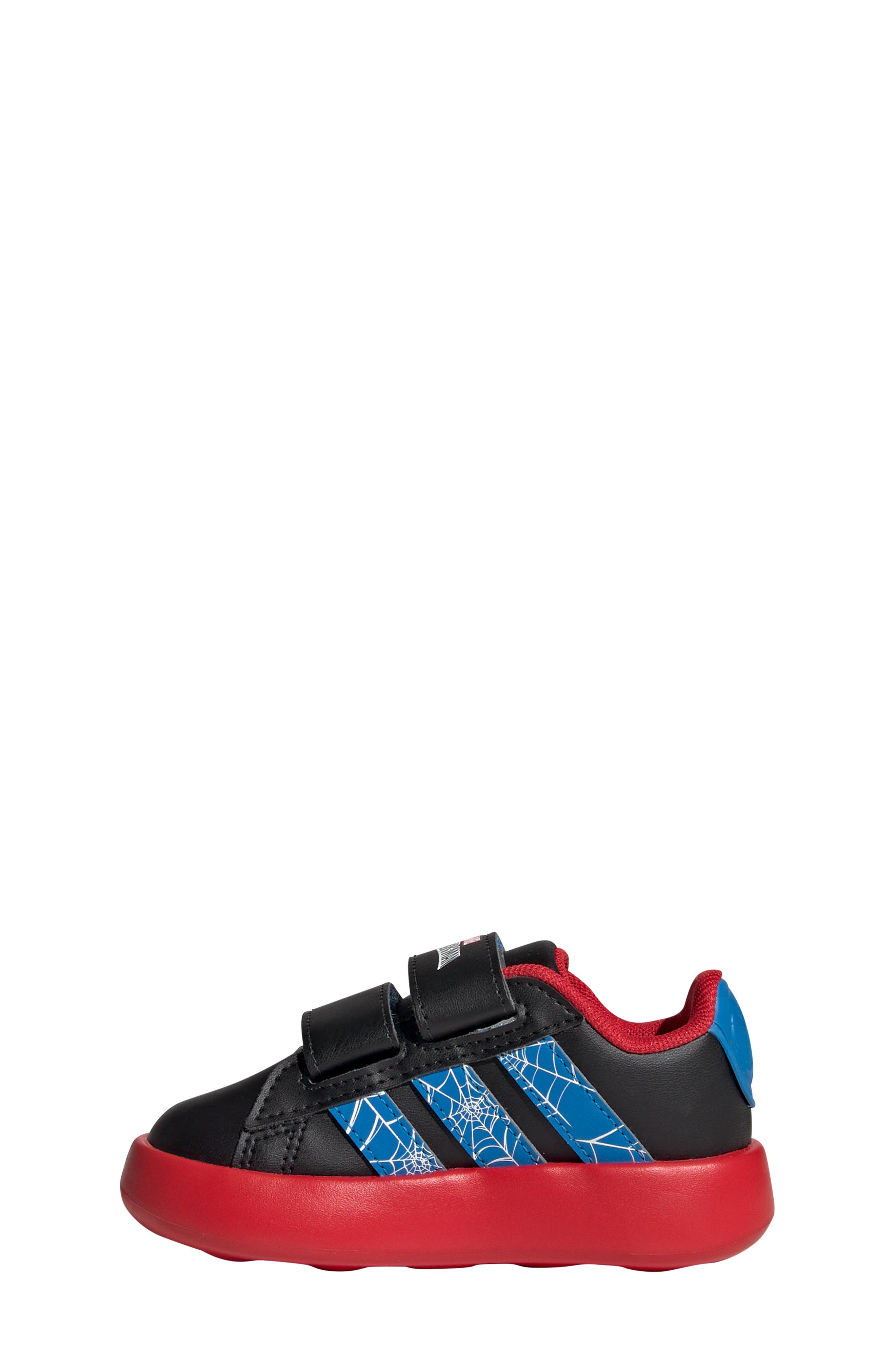 adidas Kids' Grand Court Sneaker, Alternate, color, Black/ Blue/ Ruby