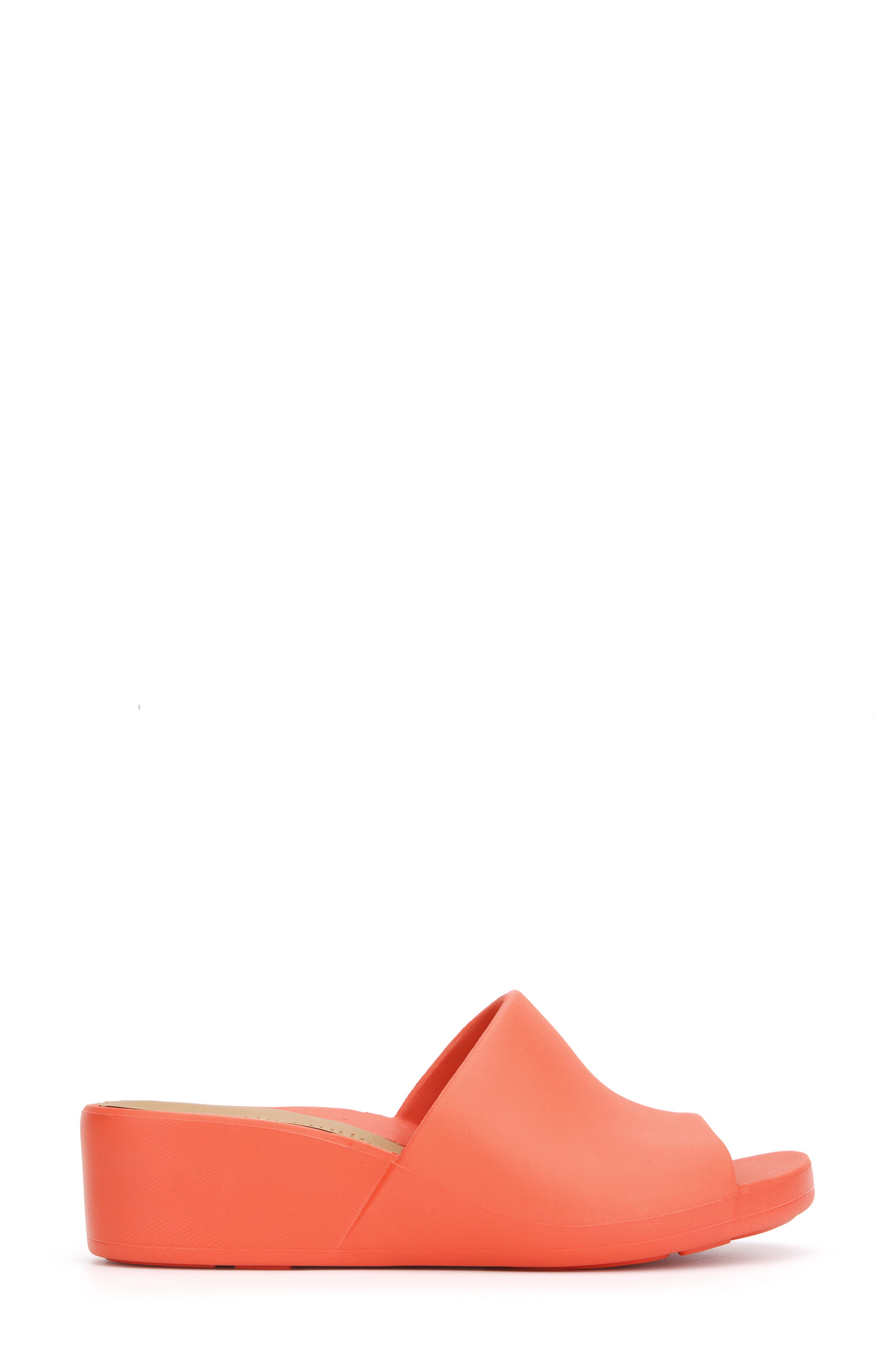 Gentle Souls by Kenneth Cole Gisele EVA Wedge Slide Sandal, Alternate, color, ORANGE