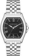 Alfred Sung Stainless Steel Bracelet Watch