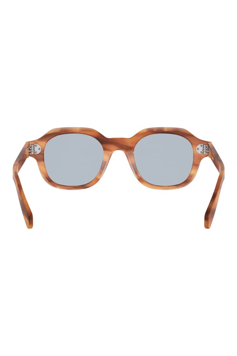 3 Dots 48mm Round Sunglasses, Alternate, color, BLONDE HAVANA / BLUE
