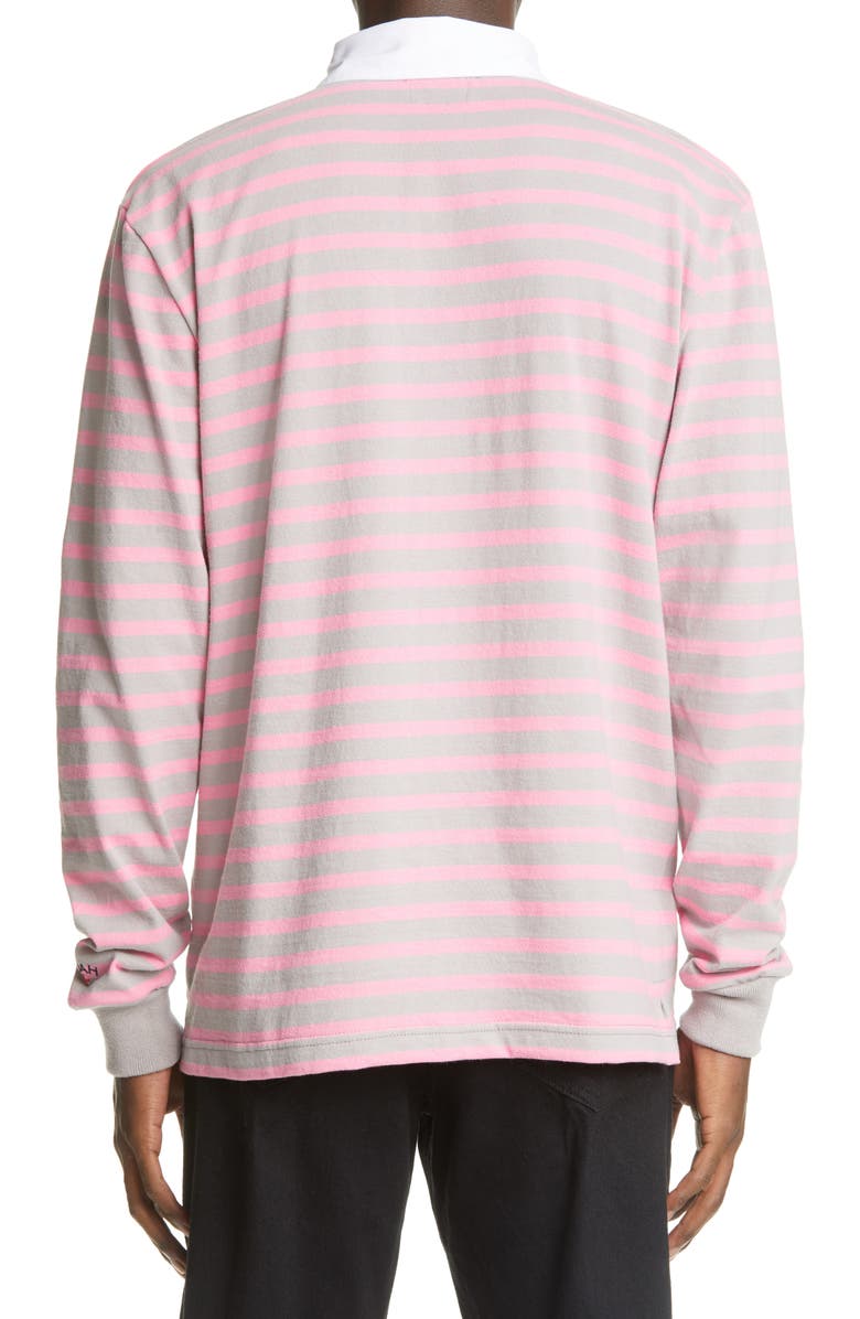 Noah x Vuarnet Logo Stripe Rugby Shirt, Alternate, color,