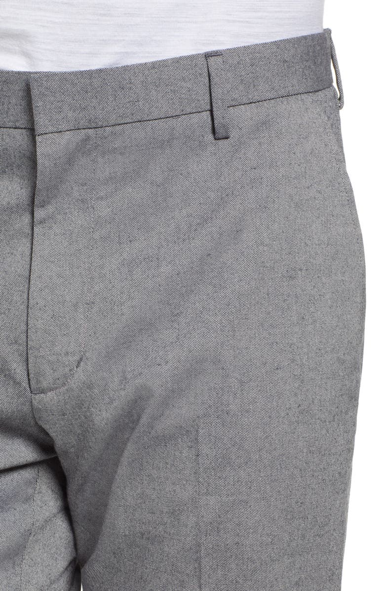 NORDSTROM MEN'S SHOP Slim Straight Leg Textured Chinos, Alternate, color, 