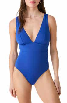 Mykonos Plunge One-Piece Swimsuit