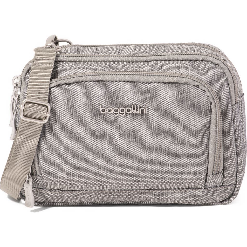 Baggallini Triple Zip Small Convertible Crossbody Bag