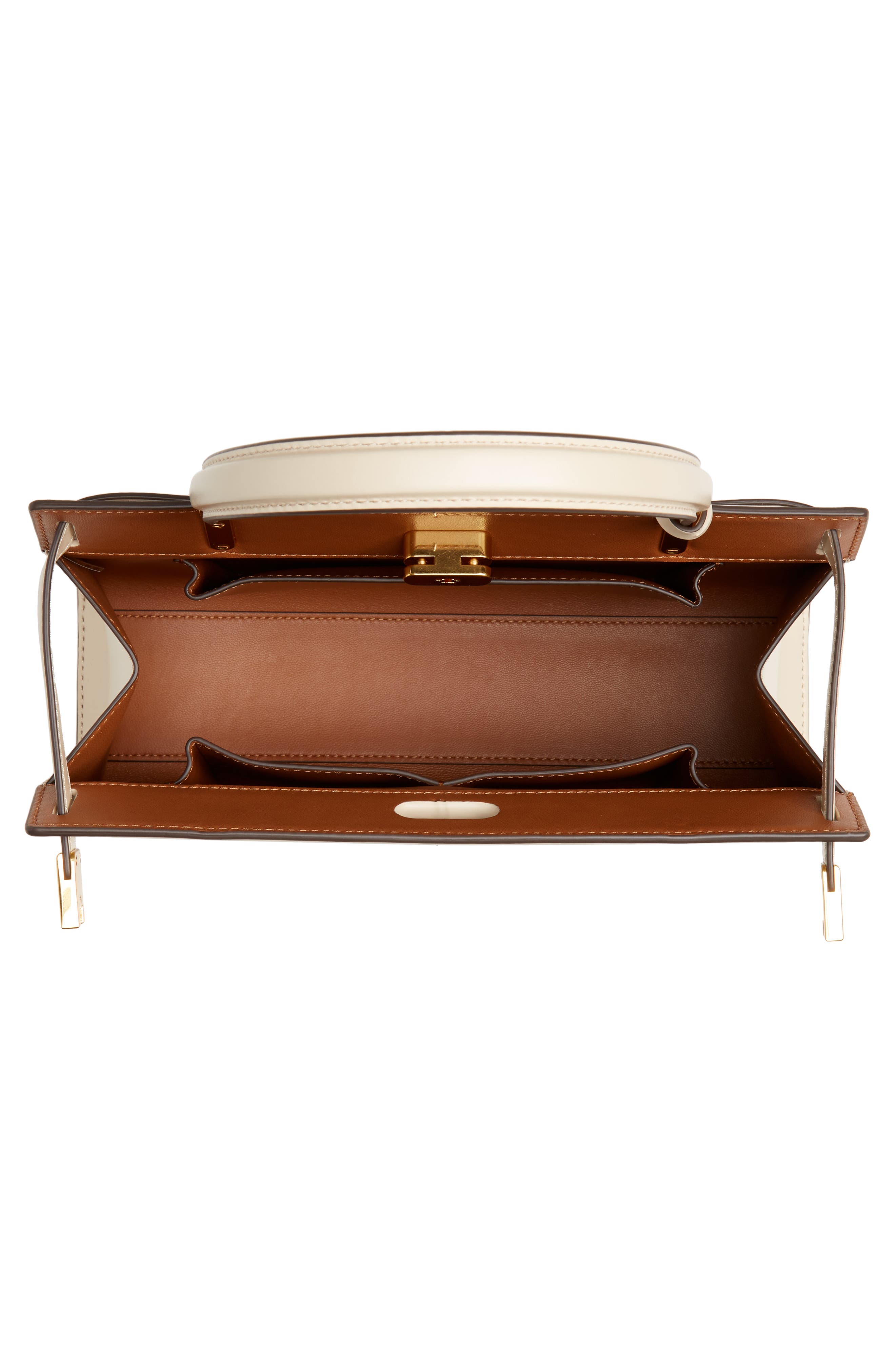 Small Lee Radziwill Leather Bag, Alternate, color, NEW CREAM