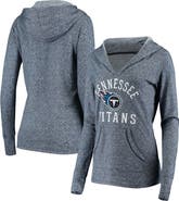 FANATICS Women's Fanatics Branded Navy Tennessee Titans Doubleface Slub Pullover Hoodie
