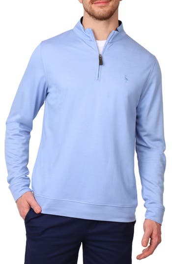Tailorbyrd Modal Blend Quarter Zip Polo