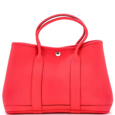 Garden Party Tote Leather 30