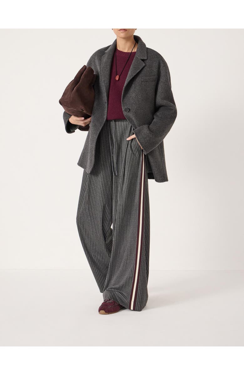 Hush Taylor Side Stripe Pants, Alternate, color, Grey Stripe