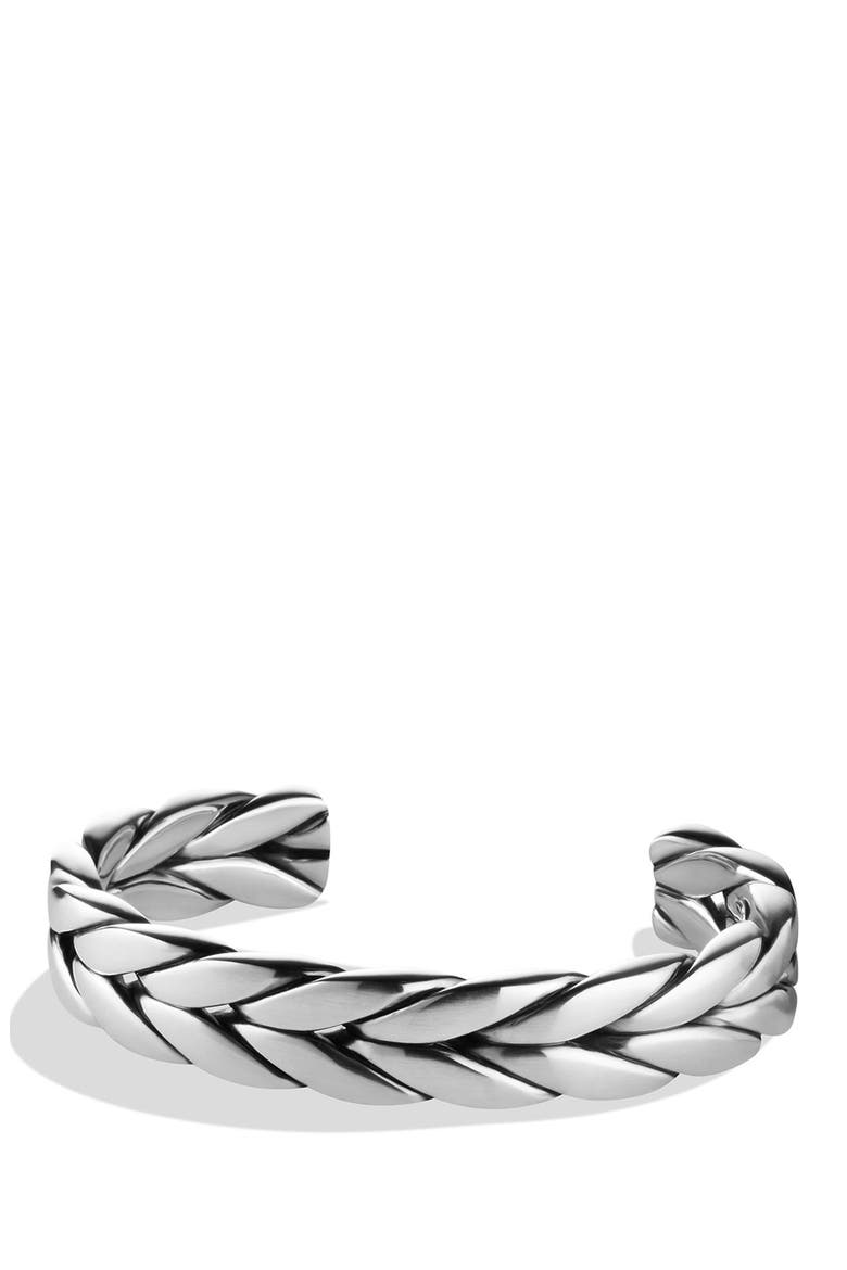 Chevron Cuff, Main, color, SILVER
