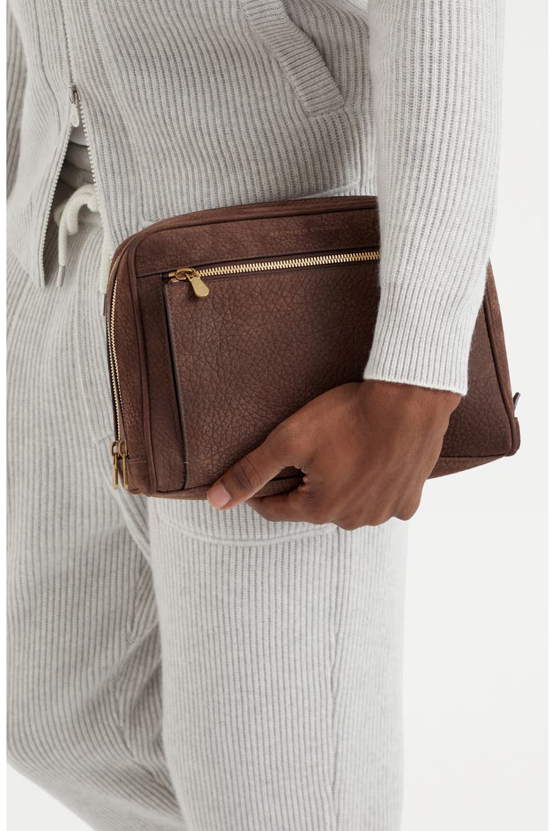 Beauty case, Alternate, color, Brown