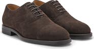 MANGO Suede Cap Toe Oxford