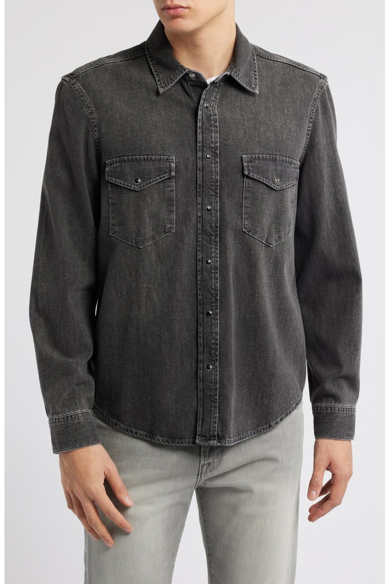 Modern Western Snap-Up Shirt, Alternate, color, ANGEL