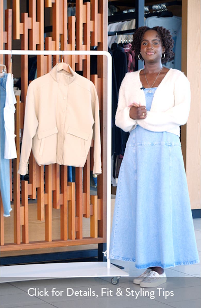 Funnel Neck Bomber Jacket, sales video thumbnail