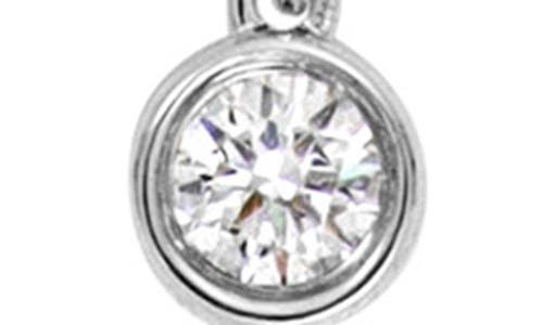 Bony Levy Monaco Diamond Linear Pendant Necklace In Metallic