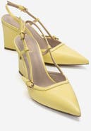 Prologue Shoes Celia Pointed Toe Wedge Pump