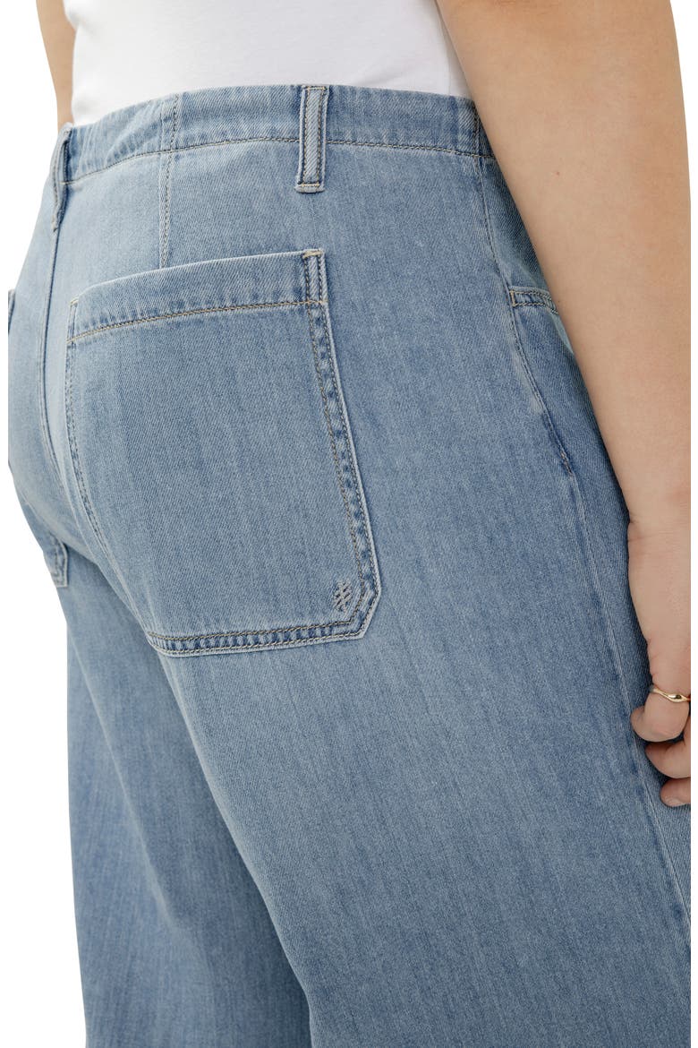 Beach Wide Leg Drawstring Jeans, Alternate, color, VENTURA
