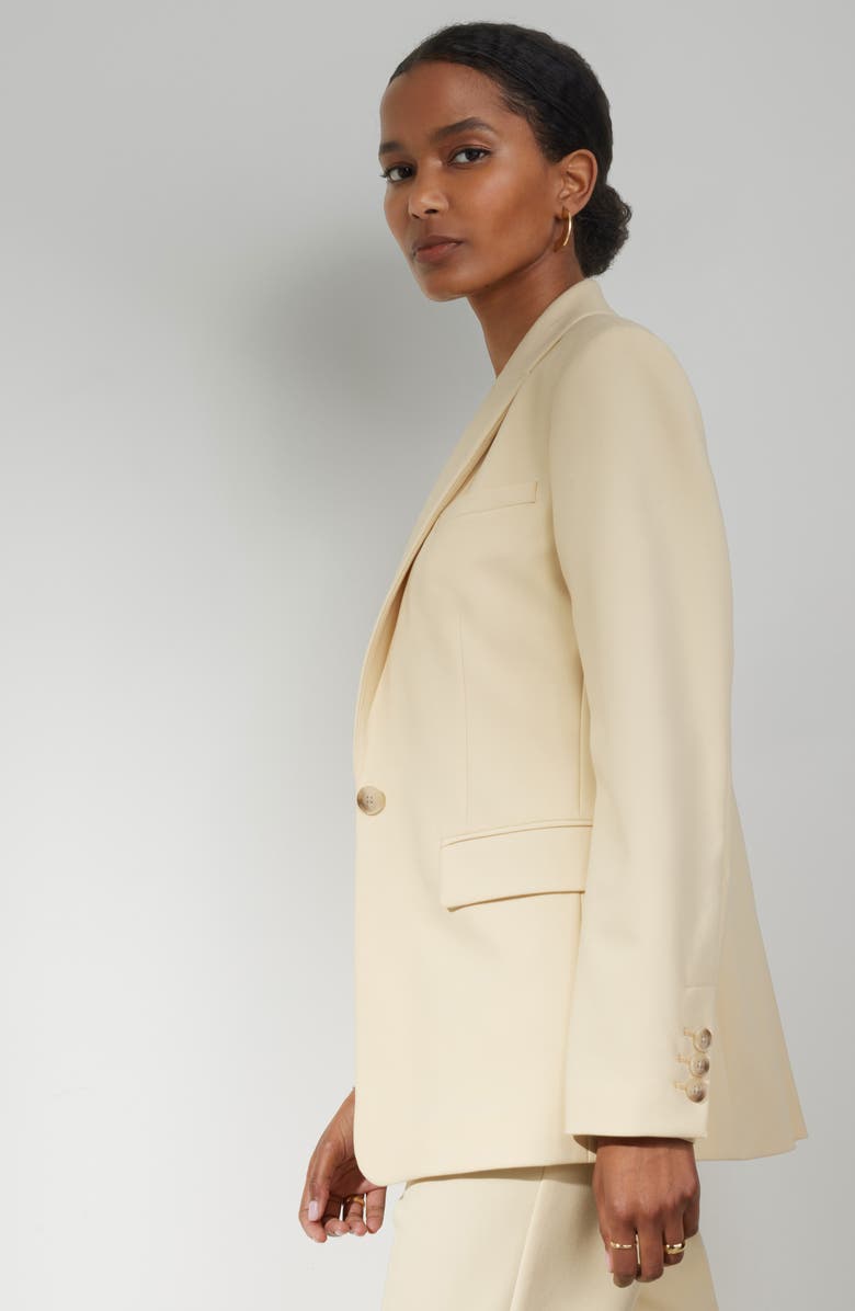 Nordstrom The Ingrid Classic Fit Blazer, Alternate, color, Yellow Mist