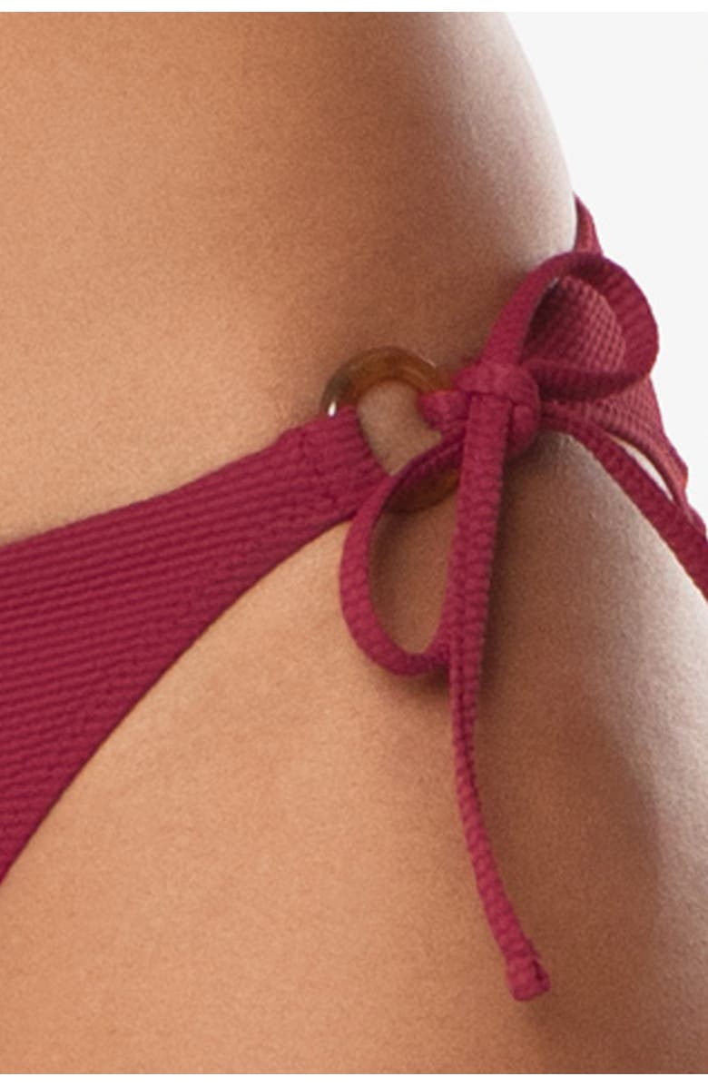 HELEN JON Tortoise Ring String Bottom, Alternate, color, Merlot Cora Texture