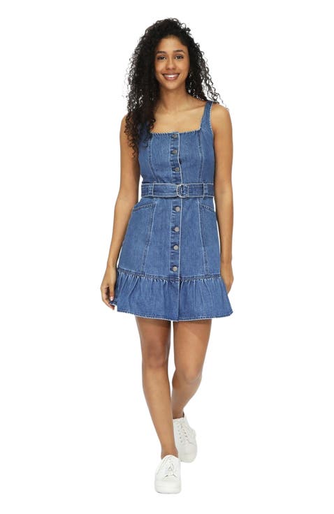 Women's Mini Denim Dresses | Nordstrom Women's Mini Denim Dresses | Nordstrom
