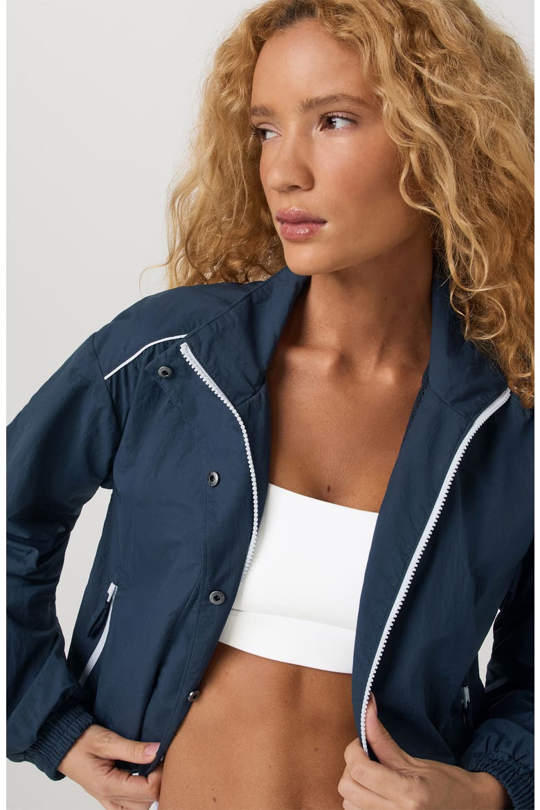 Eaton Fitness Jacket, Alternate, color, OCEAN BLUE