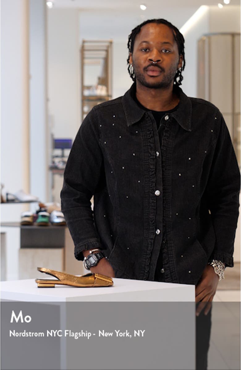 Tracy Slingback Half D'Orsay Flat, sales video thumbnail