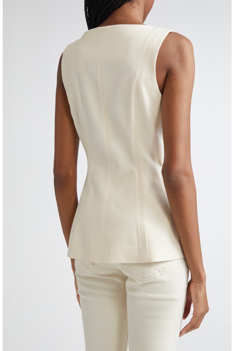Avalina Vest, Alternate, color, ECRU