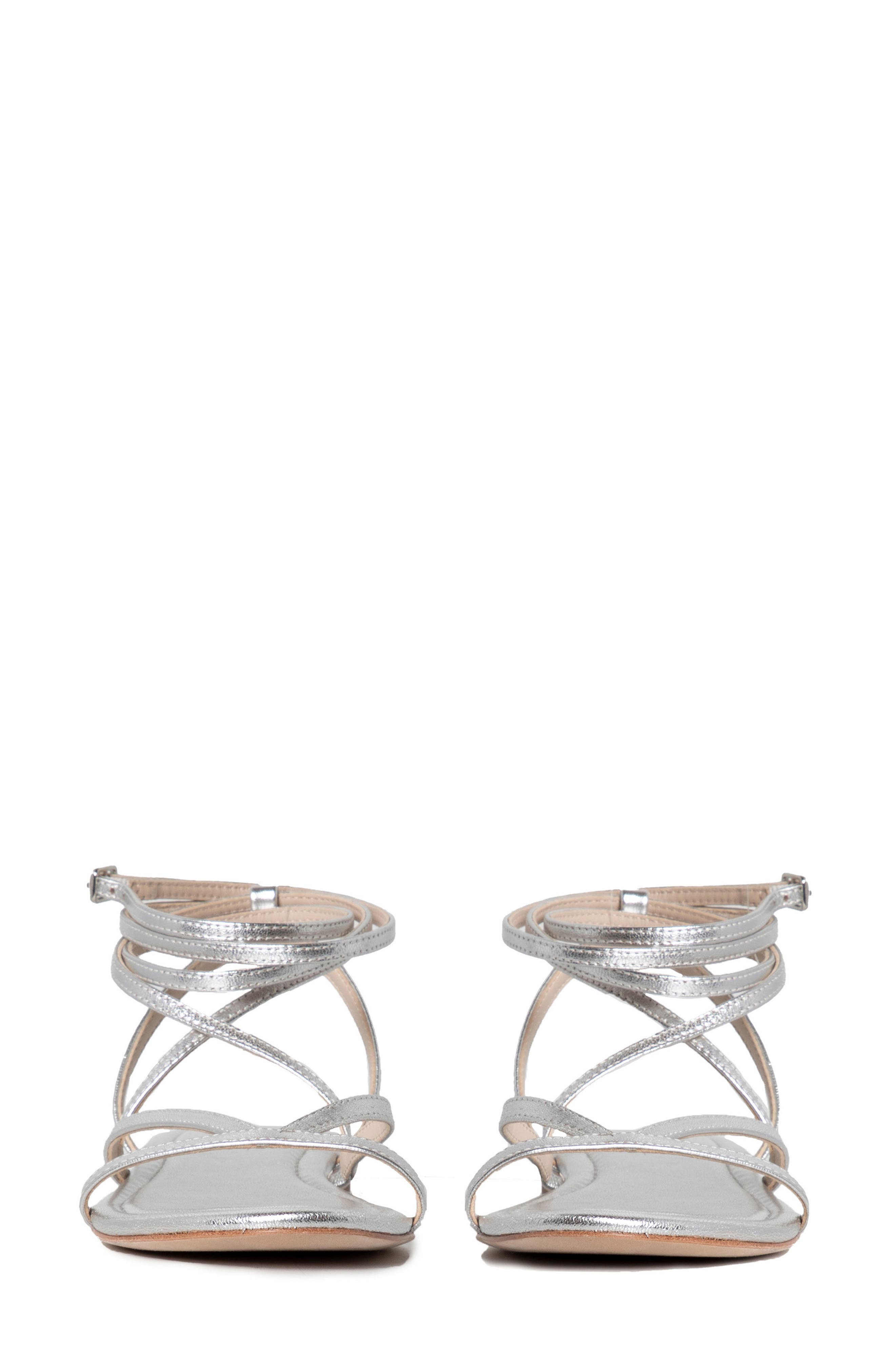 PAIGE Darcy Gladiator Sandal, Alternate, color, Silver