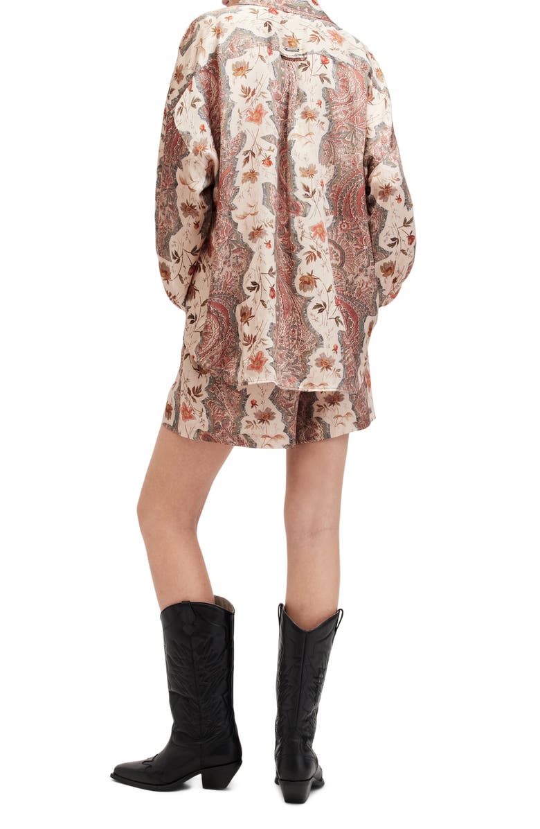 AllSaints Charli Cascade Shorts, Alternate, color,