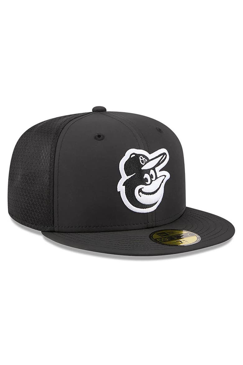 Men's New Era Black Baltimore Orioles 2026 Batting Practice 59FIFTY Fitted Hat, Alternate, color, Black