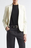 Eleventy Sequin Detail Alpaca Blend Blazer