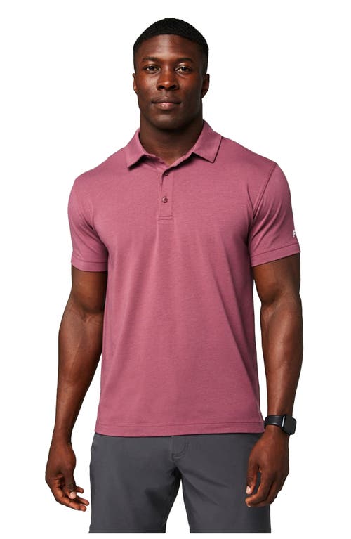 Fabletics Men's The 24-7 Polo in Moonlight Mauve 