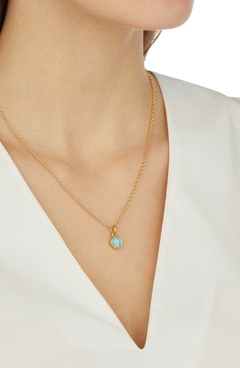 Monica Vinader Siren Bezel Pendant Charm, Alternate, color,