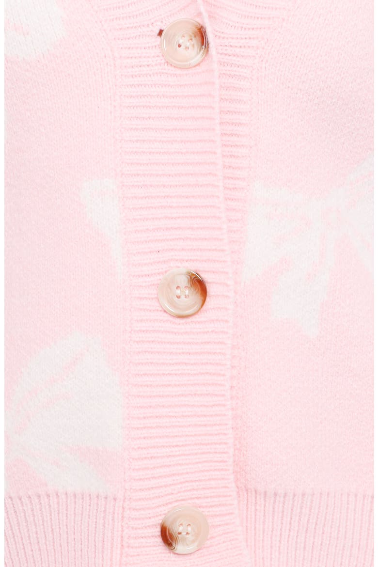 Wrenn Bow Cardigan, Alternate, color, SOFT PINK