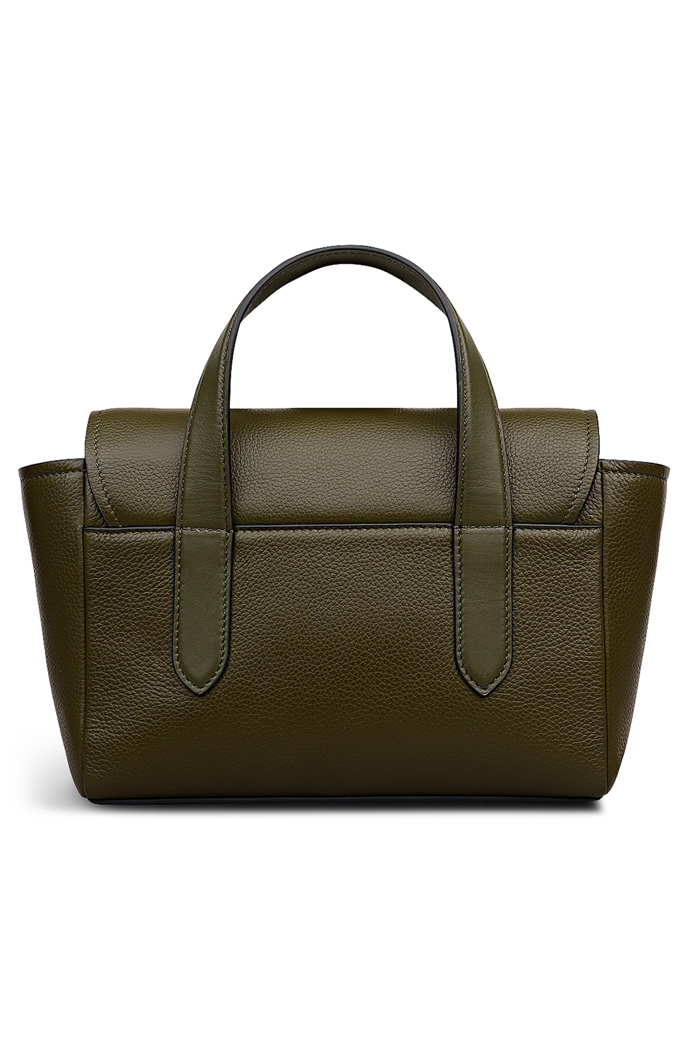 Radley Mayfair Lane Small Flapover Satchel Bag, Alternate, color, Pine Needle