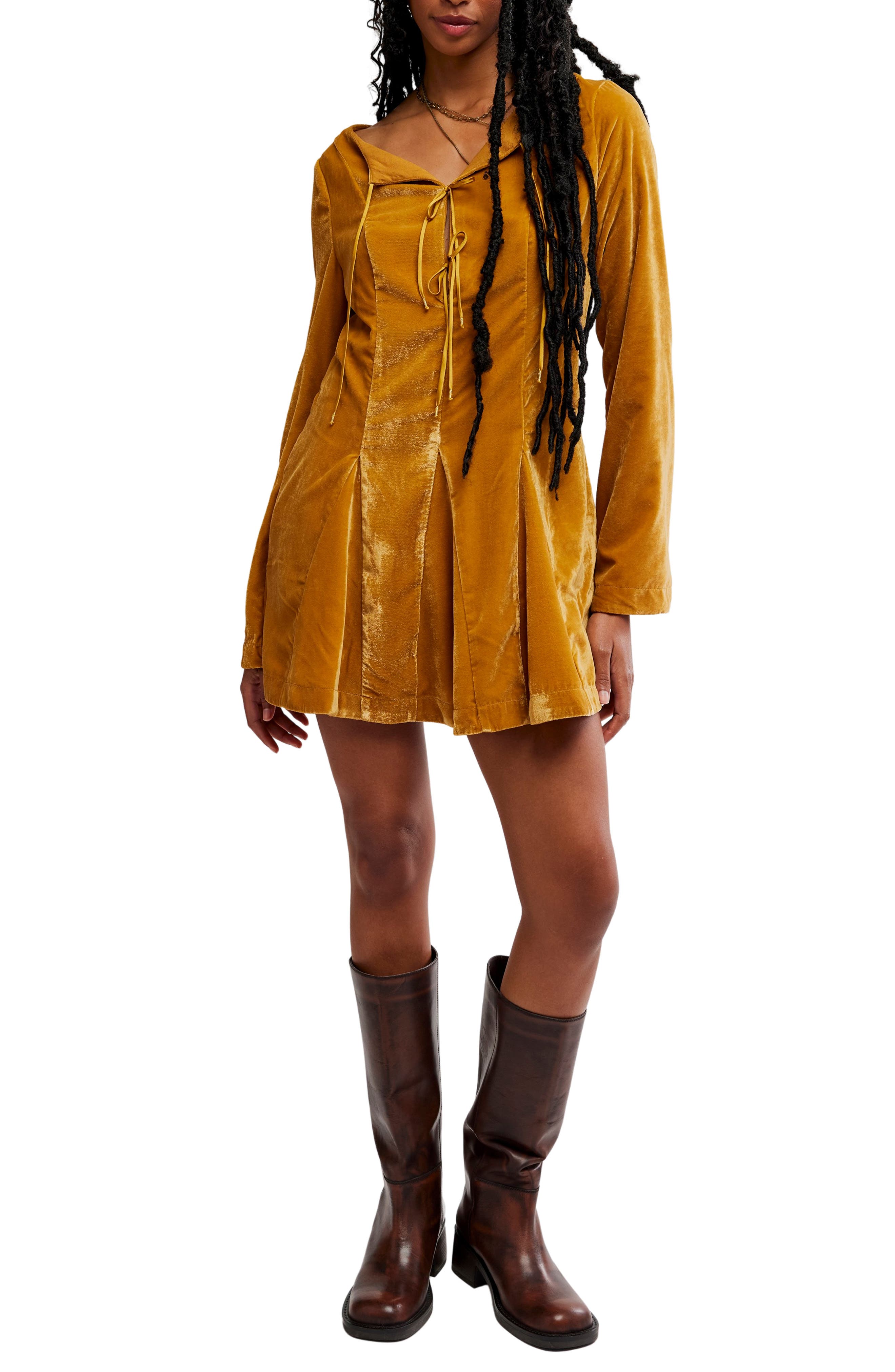 Linney Velvet Minidress - image 5