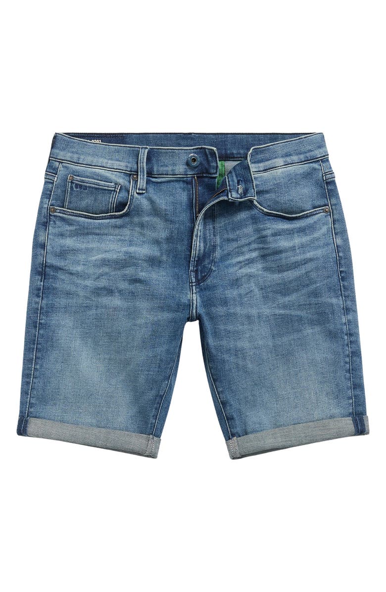 G-STAR 3301 Slim Fit Denim Shorts, Alternate, color, 