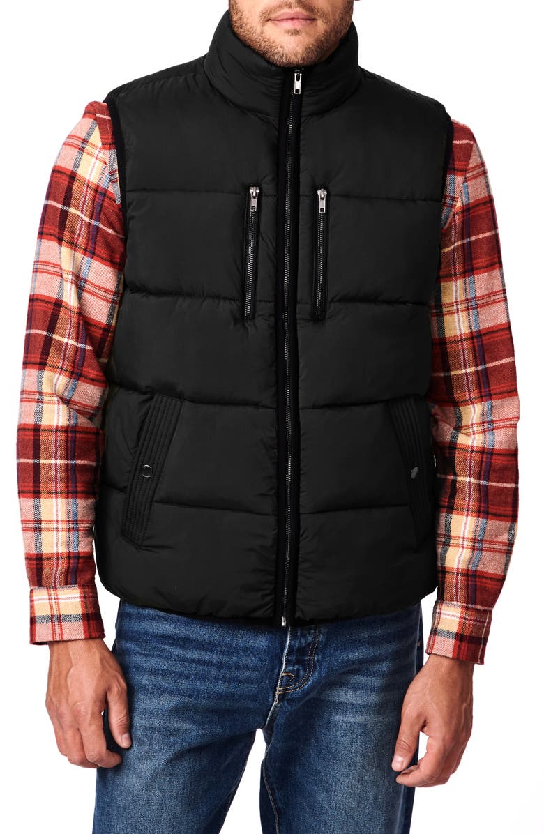 Bernardo Quilted Water Resistant Puffer Vest, Main, color,