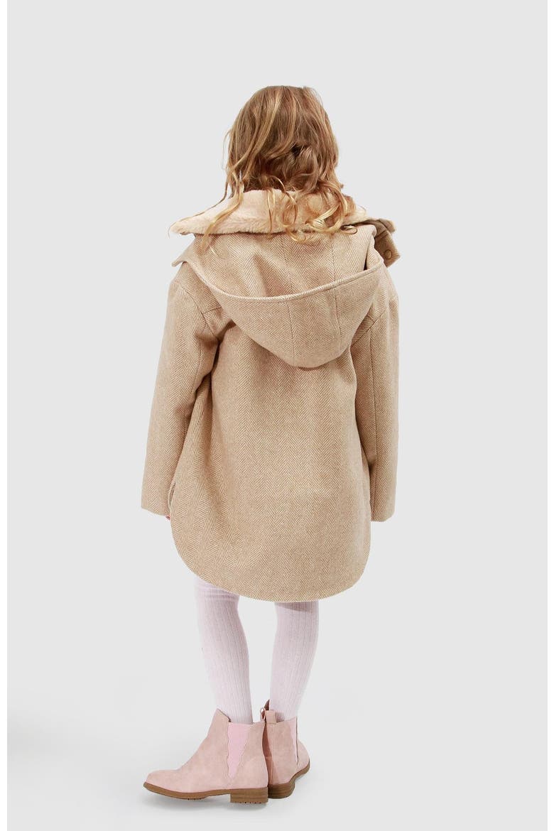 When I Grow Up Detachable Hooded Coat, Alternate, color, Pale Oat